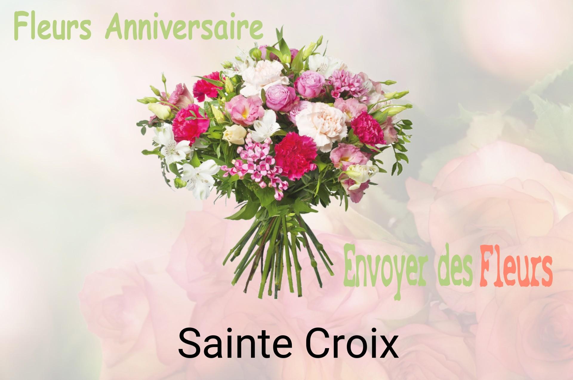 Bouquet de fleurs d’anniversaire livré à Sainte-Croix